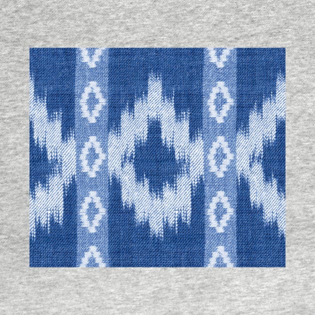 Rhombus Shibori (denim blue) by BessoChicca